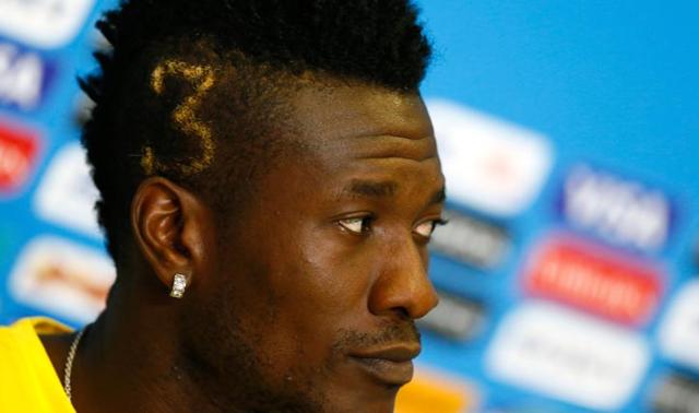 Asamoah Gyan, Ghana Gyan has a neatly dyed number 3 on the side of his head as an ode to his jersey number. (Getty Images)