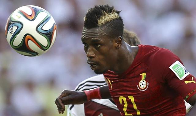 John Boye, Ghana Boye's take on the mohawk is neatly finished in borders of gold. (AP Photo)