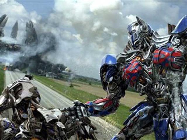 An automobile mechanic and his daughter make a discovery that brings down the Autobots - and a paranoid government official - on them. Optimus Prime in a scene from the the film, Transformers: Age of Extinction. (AP Photo)