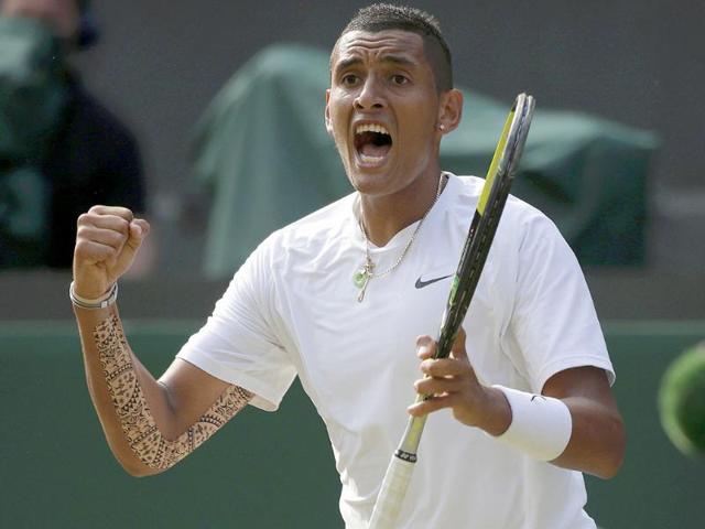 Nick-Kyrgios-of-Australia-reacts-during-his-men-s-singles-match-against-Rafael-Nadal-of-Spain-at-the-Wimbledon-Championships-in-London-Reuters-Photo Nick-Kyrgios-of-Australia-reacts-during-his-men-s-singles-match-against-Rafael-Nadal-of-Spain-at-the-Wimbledon-Championships-in-London-Reuters-Photo