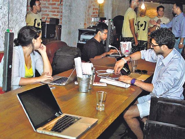 The-place-looks-like-a-good-bet-for-meeting--like-minded-creative-people-Photos-Waseem-Gashroo-HT The-place-looks-like-a-good-bet-for-meeting--like-minded-creative-people-Photos-Waseem-Gashroo-HT