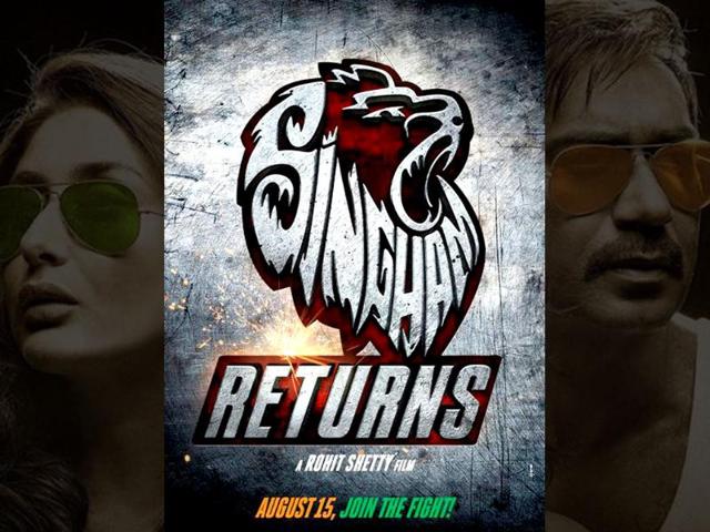 Ajay Devgn also revealed the logo of Singham Returns.
