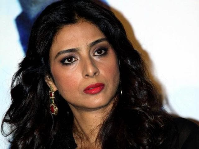 And why does Tabbu look so angry at the trailer launch of Haider? Keep guessing! (AFP Photo)