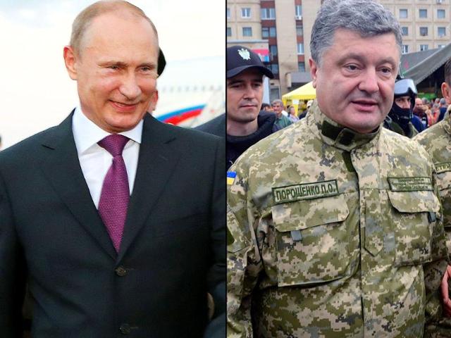 A-combination-picture-of-Russian-President-Vladimir-Putin-left-and-Ukraine-President-Petro-Poroshenko-Agency-Photo
