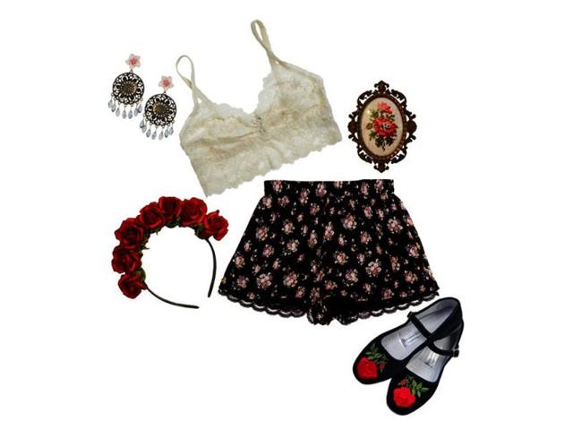 Retro boudoirHeadband from Hunky Dory, shorts from 2020ave.com, bra from modcloth.com, shoes via amazon.com, Topshop earrings, decor via bowsandbandits.com Retro boudoirHeadband from Hunky Dory, shorts from 2020ave.com, bra from modcloth.com, shoes via amazon.com, Topshop earrings, decor via bowsandbandits.com
