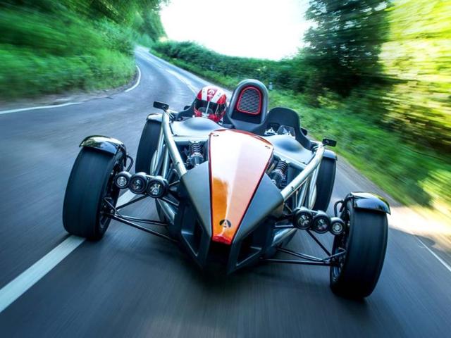 The Ariel Atom It's got a 2-liter, 245bhp engine, but that's all it needs to go from 0-62mph in just 2.7 seconds. Phenomenal to drive and, thanks to its ingenious design, great to look at, the Atom has become a modern-day classic, is completely road-legal and thanks to its fully exposed engine and mechanics, you can actually see the tire clipping the apex of a bend.(€37,500/$50,000)