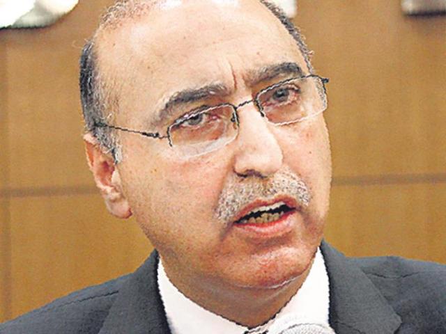 Pakistan envoy Abdul Basit has said, “There is no hostile environment. We are two neighbours and we will have to talk. We will talk.”(file photo) Pakistan envoy Abdul Basit has said, “There is no hostile environment. We are two neighbours and we will have to talk. We will talk.”(file photo)
