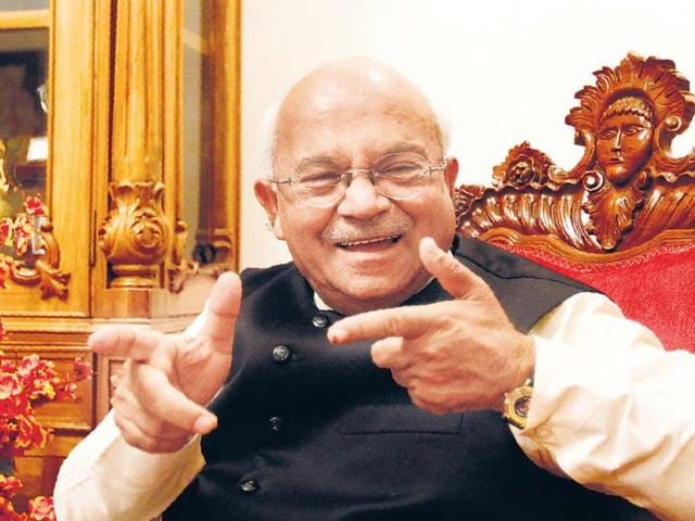 Ved-Pratap-Vaidik-at-his-Gurgaon-residence-Sanjeev-Verma-HT Ved-Pratap-Vaidik-at-his-Gurgaon-residence-Sanjeev-Verma-HT