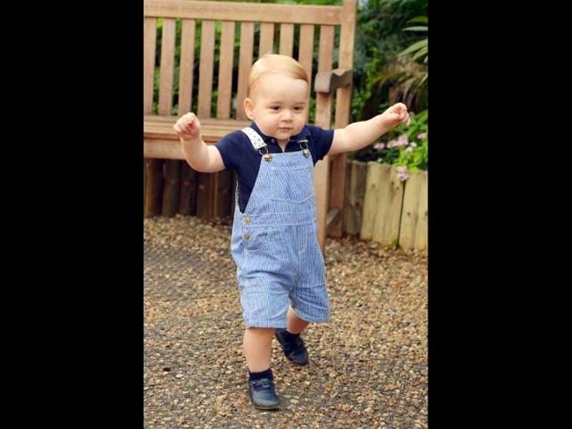 The earth just completed a revolution around the sun since the birth of the royal prince and guess what is the news? He just started walking, here is the picture to prove it. Walk through this gallery to know more about how His-little-majesty spent their first year in the world. (AFP Photo)) The earth just completed a revolution around the sun since the birth of the royal prince and guess what is the news? He just started walking, here is the picture to prove it. Walk through this gallery to know more about how His-little-majesty spent their first year in the world. (AFP Photo))