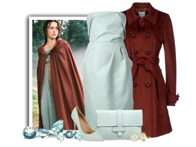 Dramatic pairing: Carven dress, Céline coat, Giuseppe Zanotti shoes, Gap clutch, earrings via artisandesigngallery.com