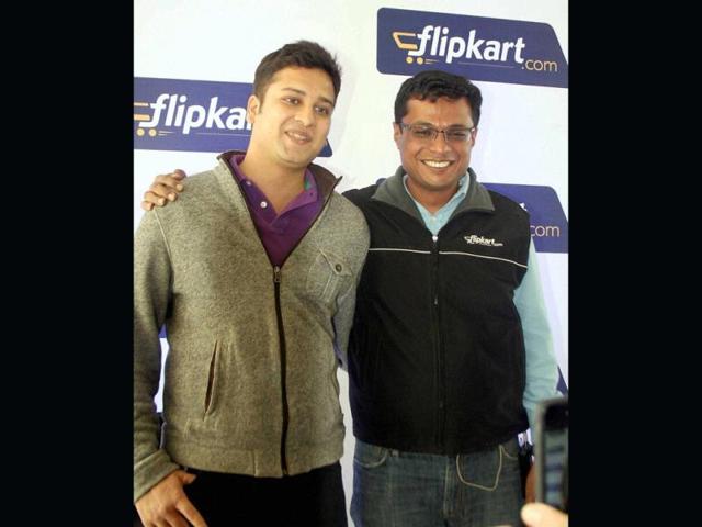 Founders-of-flipkart-com-Sachin-Bansal-R-and-Binny-Bansal-at-a-press-conference-PTI-Photo Founders-of-flipkart-com-Sachin-Bansal-R-and-Binny-Bansal-at-a-press-conference-PTI-Photo