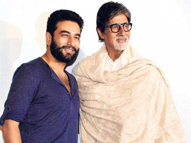 Music composer Shekhar Ravjiani with Amitabh Bachchan at an event in Mumbai. (Photos: Pradip Guha)