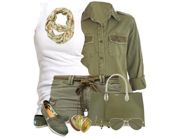 Olive are the food of the summers and you can also incorporate the colour in your late-summer wardrobe.