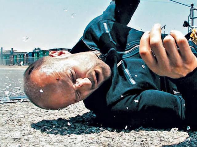 Jason Statham had a few close calls on the Expendables 3 sets. He had to jump off a truck to save his life after the vehicle's brakes failed.