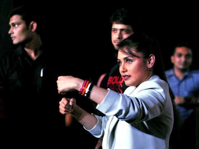 Rani Mukerji poses for a photograph. (AFP Photo)
