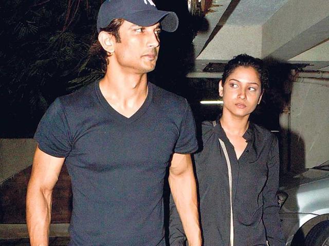Sushant Singh Rajput and Ankita Lokhande spotted in Mumbai. (Photos: Yogen Shah)