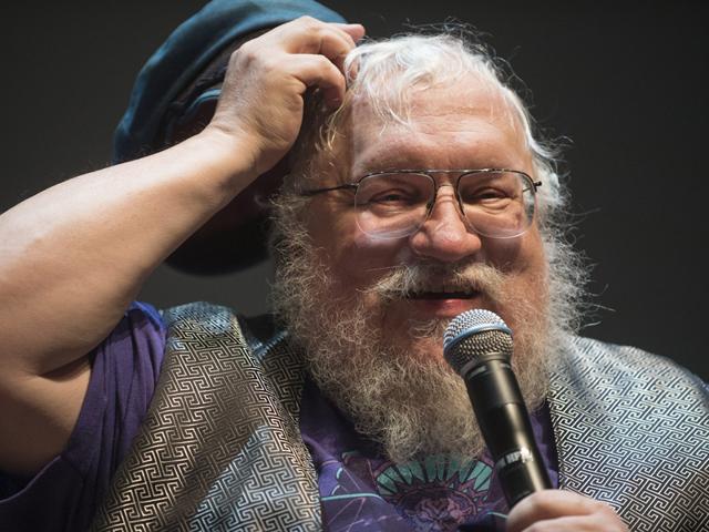 George-RR-Martin-the-creator-of-the-Game-of-Thrones-universe-breaks-into-a-jig-on-his-cue George-RR-Martin-the-creator-of-the-Game-of-Thrones-universe-breaks-into-a-jig-on-his-cue