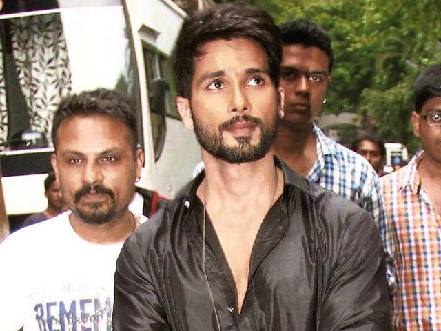 Shahid Kapoor spotted at the Filmistan Studio in Goregaon, Mumbai. (Photos: Yogen Shah)