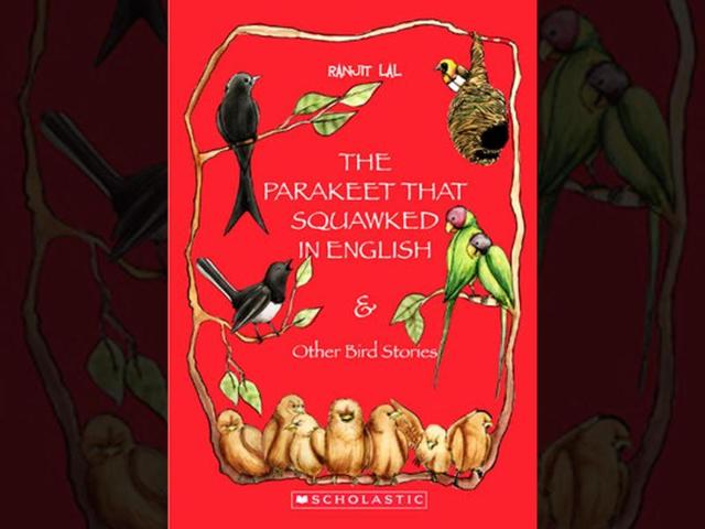 The-cover-of-TThe-Parakeet-That-Squawked-In-English-amp-Other-Bird-Stories-by-Ranjit-Lal