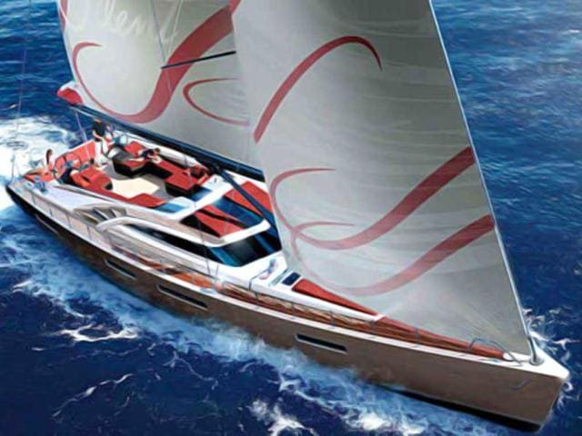 The quietest sailboatThe largest sailboat at the event, and also the quietest, the Admiral Sail Silent 76 is equipped with two motors, allowing sailing fans to navigate the waters in total safety. The motors are located inside a soundproofed engine room to limit noise and vibration. The boat is built around four cabins for the passengers and one for the crew.