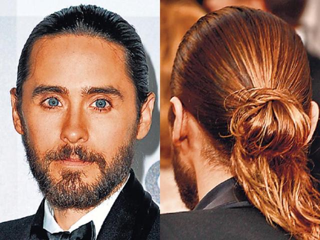 Men, if you are in the process of growing out your hair to welcome the fall season in style, here’s our pick of celeb inspiration to make the transition chic: from singer Jared Leto’s flowing mane to director Cary Joji Fukunaga and actor Leonardo DiCaprio's stylish hairdos. (Text: Arpita Kala)A PONYTAIL LOOPThis look works best with medium length hair. All you need to do is prep you hair with mousse and brush it back into a low ponytail. Secure the hair with a rubberband. In the last loop, take the hair nearly all the way through the hair-tie, leaving a few inches in. Now, take a strand of the loose hair below, wrap it around the rubberband and pin it. Your loopy bun is ready!