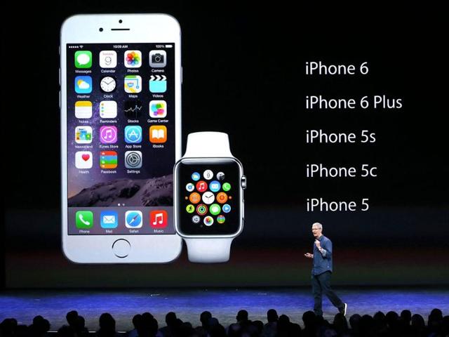 Apple CEO Tim Cook speaks during an Apple special event at the Flint Center for the Performing Arts in Cupertino, California. (AFP File Photo)