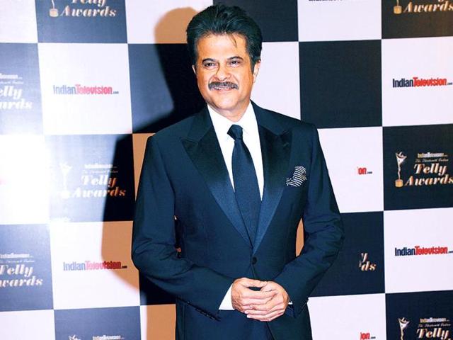 Anil Kapoor was a guest at an awards ceremony in Goregaon, Mumbai. (Photos: Prodip Guha)