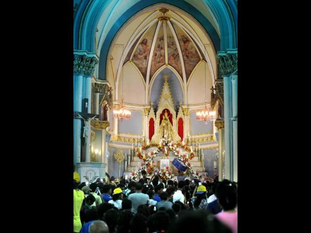 For more than 300 years, the Bandra fair is celebrated every September to mark the birthday of Mother Mary. (Vidya Subramanian/HT photo)