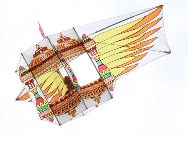 India's 'Pushpak Vimaan' in the air (Photo: Noopur Tiwari)