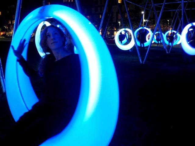 Created by Howeler+Yoon Architecture, "Swing Time" will be open to the public through October 31.