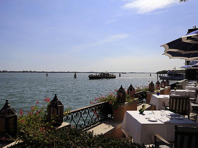 A file photo shows the canal in front of the Hotel Cipriani in the Venice lagoon. (AFP)