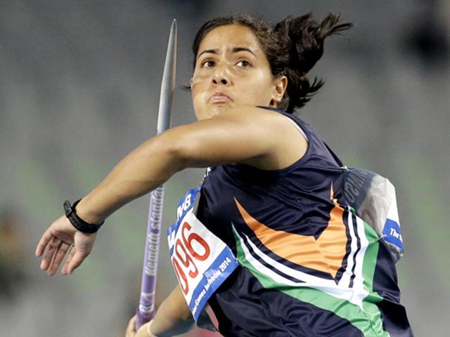 Annu Rani stands on the podium after receiving her bronze medal in the women's javelin throw final at the 17th Asian Games. (AP Photo/Lee Jin-man) Annu Rani stands on the podium after receiving her bronze medal in the women's javelin throw final at the 17th Asian Games. (AP Photo/Lee Jin-man)