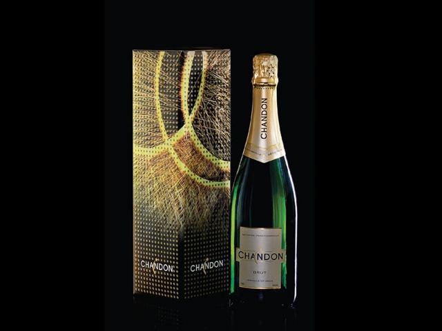 A specially designed Diwali gift comes with a bottle of Chandon Brut. Available at select retail shops. Price: Rs 1,200