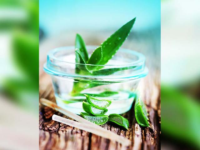 Aloe-vera pack: Aloe-vera helps in getting rid of scalp&shy; infections and is a very&shy; effective moisturiser for a dry and scaly scalp. It also helps keep your scalp cool. Take fresh aloe vera juice, apply on the scalp and leave it on for 2-3 hours. Rinse well.