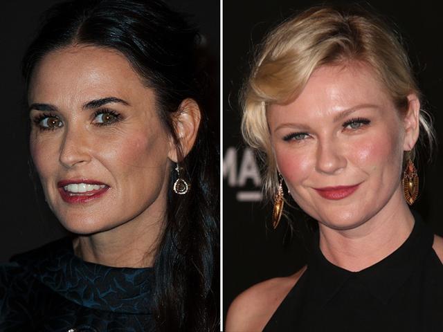 Demi Moore and Kirsten Dunst. (AFP Photo)