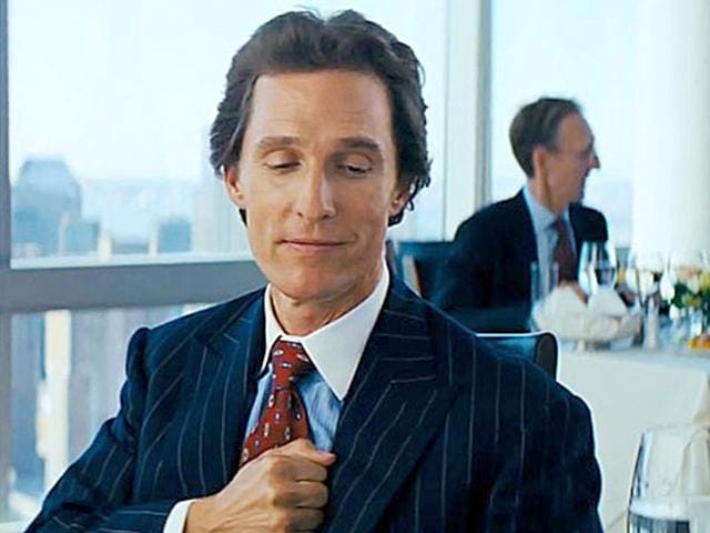 Hmm..mmmm!! As coke sniffing, chest beating stock broker Mark Hanna in The Wolf of Wall Street. His five minutes of screen presence in the entire 2.5 hours film were enough for him to overshadow Leonardo DiCaprio (he also won the Oscar the same year, Leo was also nominated for TWOWS).