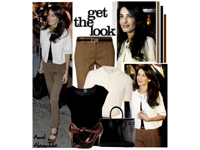 Amal Clooney, George Clooney's wife, is one of the most talked-about beauties this year - she has been in one fashion magazine after another, since her recent nuptials with the Hollywood superstar. We take a look at some lust-worthy looks coming out of the 36-year-old British-Lebanese lawyer's sophisticated wardrobe. (All Photos: AFP)