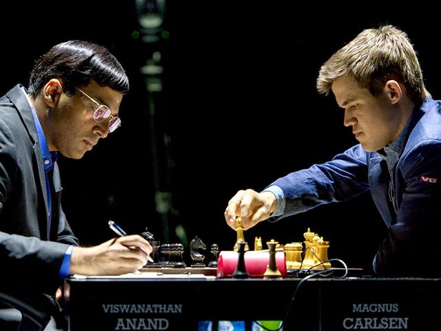 Chess game 9: Viswanathan Anand and Magnus Carlsen share honours again -  Hindustan Times