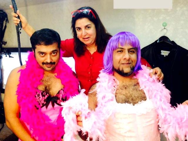 It seems Farah can stoop to conquer. In a rather low blow, she uploaded this image of Anurag Kashyap and Vishal Dadlani in order to deflect Abhishek. But did this stop the actor? Absolutely not.