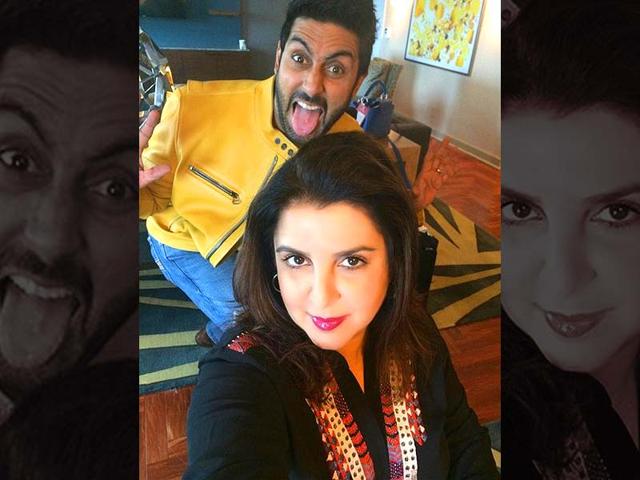 This is the photo which launched a Twitter tussle (the funny kind). Farah Khan uploaded this image of Abhishek photobombing her with the caption, "@juniorbachchan HAPPY CHILDRENS DAY to you!! ” Never one to shy away from a fight, especially if it has comic potential, Abhishek replied with, "OK! So now should I post a photo of you????" No threats of Farah worked as Abhishek and other Bollywood stars got to work with the trend #WeWantFarahKhanPic.