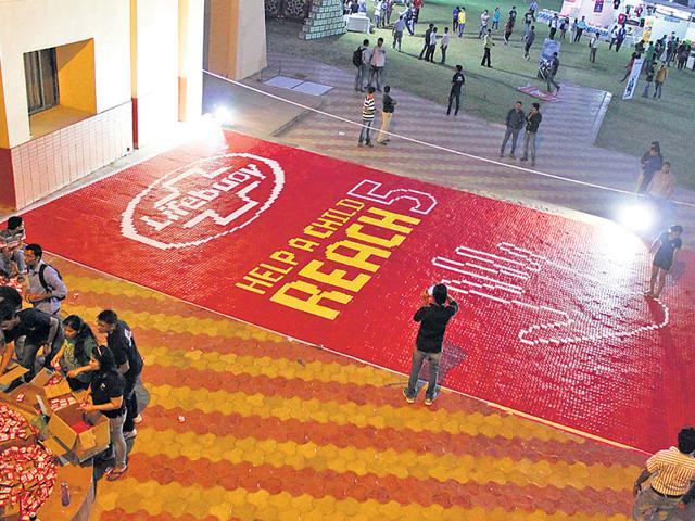 The-soap-mosaic-made-by-students-of-IIM-Indore-HT-photo