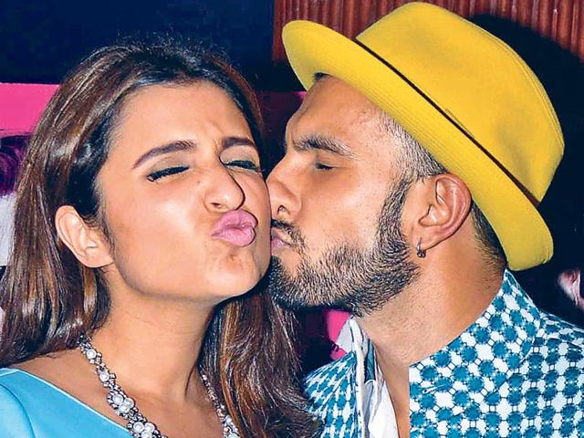 Actor Ranveer Singh seems to be on a marathon kissing spree these days. (Photos: Yogen Shah/ HT) Actor Ranveer Singh seems to be on a marathon kissing spree these days. (Photos: Yogen Shah/ HT)