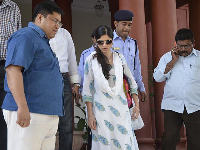 Saba-Sultan-daughter-of-Late-Mansoor-Ali-Khan-Pataudi-in-Bhopal-on-Thursday-to-attend-the-meeting-of-Auqaf-e-Shahi-Mujeeb-Faruqui-HT-photo Saba-Sultan-daughter-of-Late-Mansoor-Ali-Khan-Pataudi-in-Bhopal-on-Thursday-to-attend-the-meeting-of-Auqaf-e-Shahi-Mujeeb-Faruqui-HT-photo