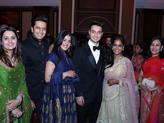 Arpita Khan and Ayush Sharma with Genelia Deshmukh and Ritesh Deshmukh. (Photos: Instagram/beingsalmankhan) Arpita Khan and Ayush Sharma with Genelia Deshmukh and Ritesh Deshmukh. (Photos: Instagram/beingsalmankhan)