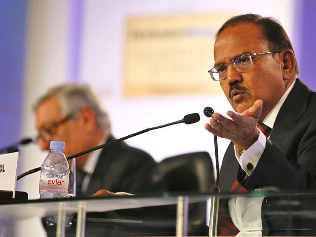 National-security-advisor-Ajit-Doval-at-the-session-titled-India-s-Future-Security-Threats-at-the-Hindustan-Times-Leadership-Summit-in-New-Delhi-on-Saturday-Raj-K-Raj-HT-Photo National-security-advisor-Ajit-Doval-at-the-session-titled-India-s-Future-Security-Threats-at-the-Hindustan-Times-Leadership-Summit-in-New-Delhi-on-Saturday-Raj-K-Raj-HT-Photo