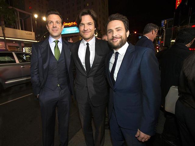 Jason Sudeikis, Jason Bateman and Charlie Day pose at the premiere of Horrible Bosses 2 in Hollywood. (Reuters)