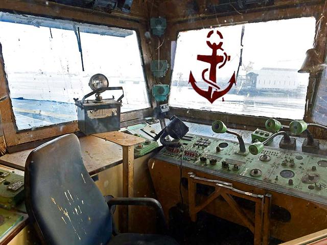 A deserted view of the decommissioned warship, INS Vikrant which is being wrecked at Darukhana ship breaking yard in Mumbai. (PTI photo)