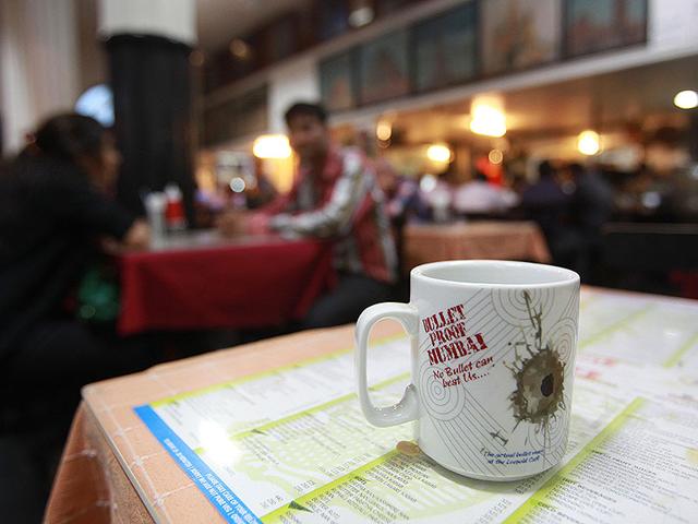 People continue to visit Leopold Cafe, which came under terrorist attack on November 26, 2008. (HT file photo)