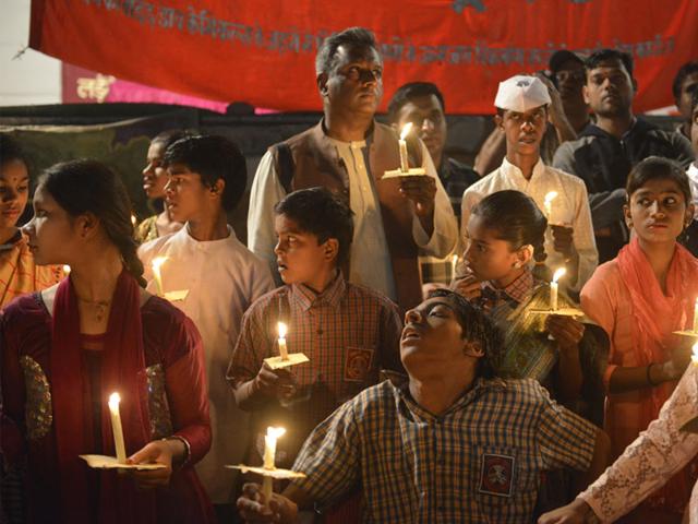 Differently-abled-children-of-Bhopal-gas-tragedy-survivors-pay-homage-to-those-who-had-died-in-the-disaster-in-1984-at-Iqbal-Maidan-in-Bhopal-on-Sunday-Mujeeb-Faruqui-HT-photo