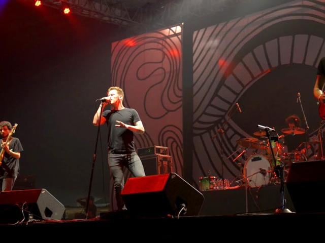Skyharbour: India's biggest metal exports played on day one of Bacardi NH7 Weekender in Delhi. Skyharbour: India's biggest metal exports played on day one of Bacardi NH7 Weekender in Delhi.